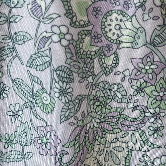 MISSLOOK Bohemian Floral V Neck Tasseled Caftan Dress Cover Up Size Large EUC - Picture 2 of 14